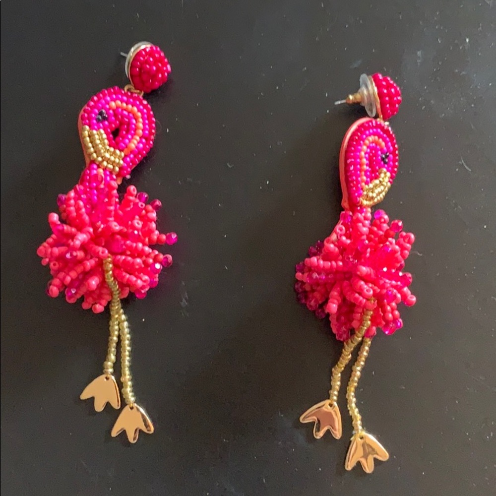 Bauble bar flamingo earring